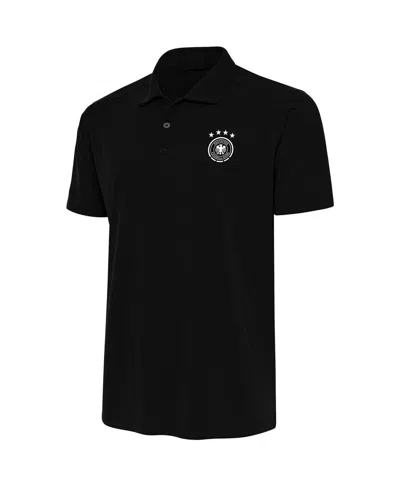 Antigua Men's Black Germany National Team Statement Polo Shirt