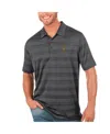 Antigua Men's Charcoal Arizona State Sun Devils Compass Polo In Charcoal