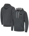 Antigua Men's Charcoal Buffalo Bills Brushed Carbon Victory Pullover Hoodie In Gray