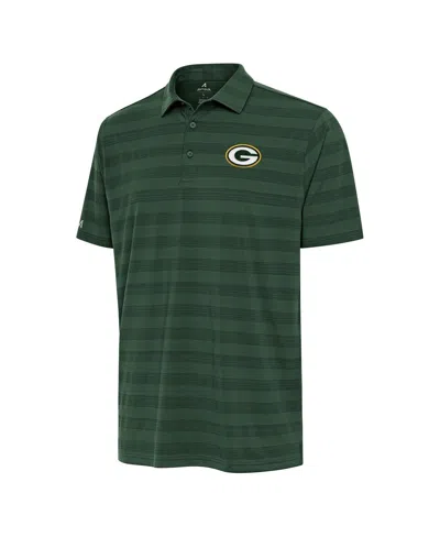 Antigua Men's Green Bay Packers Tunnel Polo Shirt In Multi