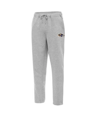 Antigua Men's Heather Gray Baltimore Ravens Victory Sweatpants