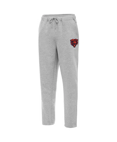 Antigua Men's Heather Gray Chicago Bears Victory Sweatpants