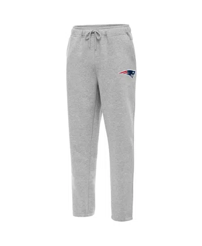 Antigua Men's Heather Gray New England Patriots Victory Sweatpants