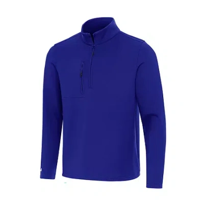 Antigua Men's Insider 1/4 Zip Pullover Mens Lightweight Track Jacket In Blue