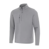 Antigua Men's Insider 1/4 Zip Pullover Mens Lightweight Track Jacket In Gray