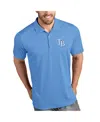 Antigua Men's Light Blue Tampa Bay Rays Tribute Polo In Light Blue