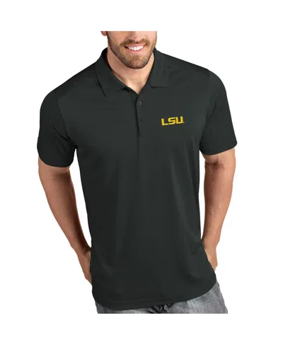 Antigua Men's Lsu Tigers Tribute Polo In Charcoal