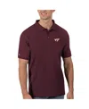 Antigua Men's Maroon Virginia Tech Hokies Team Legacy Pique Polo In Maroon