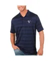 Antigua Men's Navy Byu Cougars Compass Polo In Navy