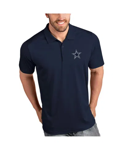 Antigua Men's Navy Dallas Cowboys Tribute Polo Shirt In Blue