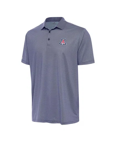 Antigua Men's Navy/white Arizona Wildcats Rings Polo Shirt In Blue