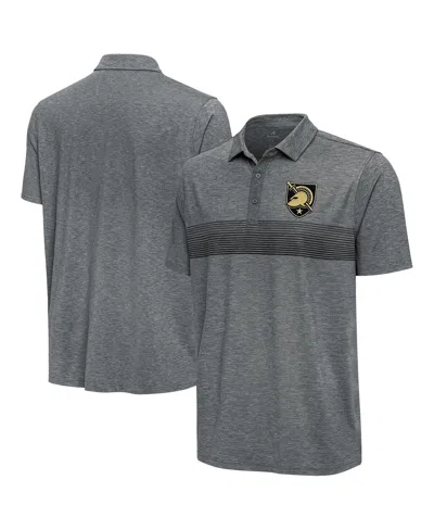Antigua Men's Pewter Army Black Knights Dashing Polo Shirt In Gray