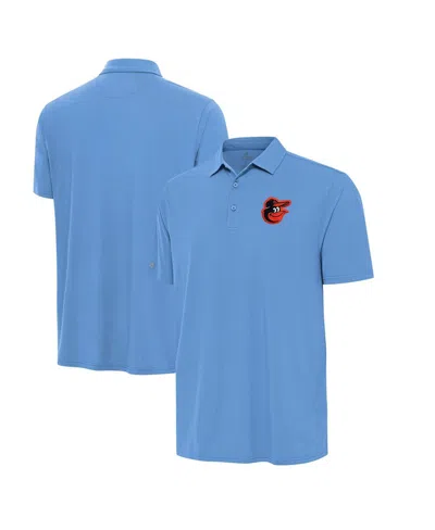 Antigua Men's Powder Blue Baltimore Orioles Era Polo Shirt