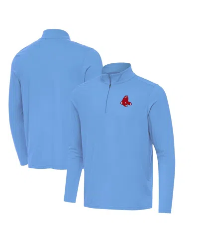 Antigua Powder Blue Boston Red Sox Intent Quarter-zip Top