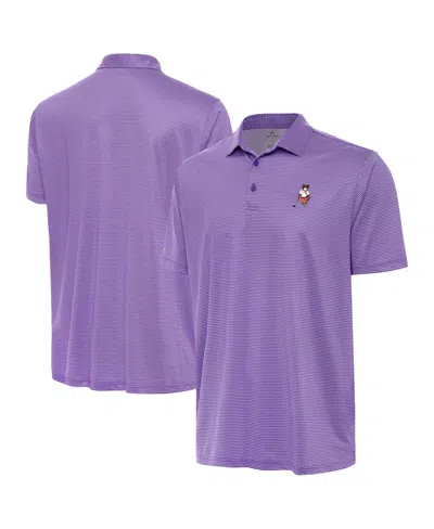 Antigua Men's Purple Clemson Tigers Golfer Rings Tribute Polo Shirt