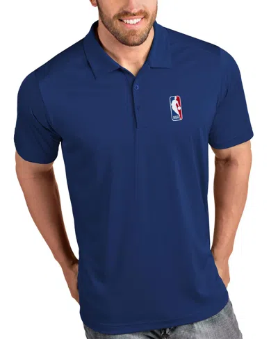 Antigua Men's Royal Nba Tribute Polo Shirt In Blue