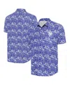 Antigua Men's Royal New York Mets Resort Button-up Shirt In Blue