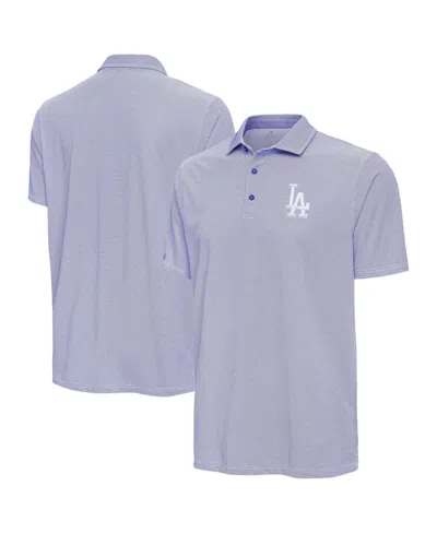 Antigua Men's Royal/white Los Angeles Dodgers Pave Polo Shirt In Multi