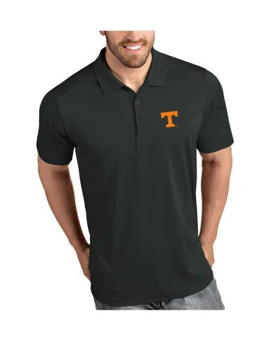 Antigua Men's Tennessee Volunteers Tribute Polo In Charcoal