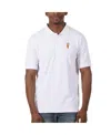 Antigua Men's White Arizona State Sun Devils Legacy Pique Polo Shirt In White