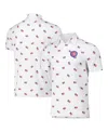 Antigua Men's White Chicago Cubs Americana Polo In White