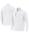 Antigua Men's White Dallas Cowboys Generation Quarter-zip Jacket In White