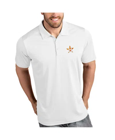Antigua Men's White Houston Astros Tribute Polo