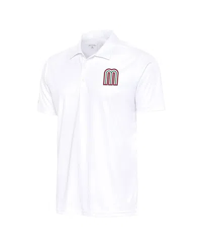 Antigua Men's White Mexico Baseball 2023 World Baseball Classic Tribute Polo