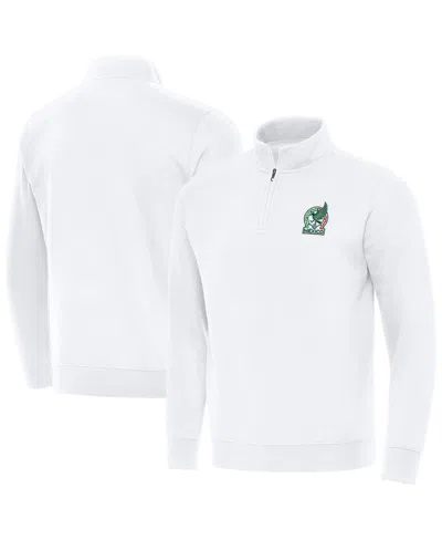 Antigua Men's White Mexico National Team Landslide Quarter-zip Pullover Sweatshirt