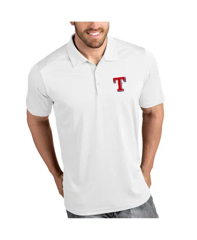 Antigua Men's Illinois Fighting Illini Tribute Polo In White