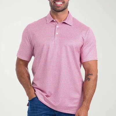 Antigua Mens Regular Fit Short Sleeve Polo Shirt In Multi
