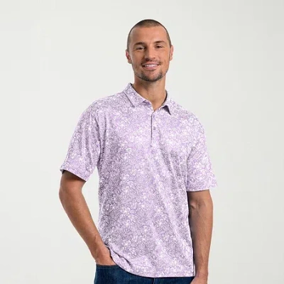 Antigua Mens Regular Fit Short Sleeve Polo Shirt In Multi