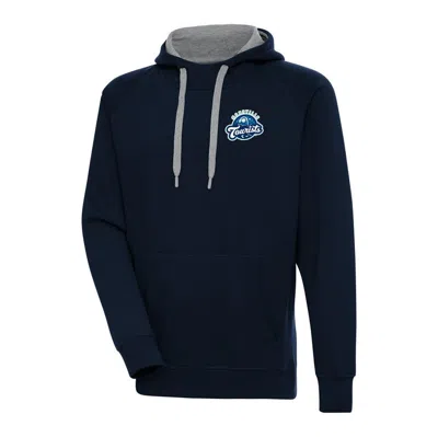 Antigua Navy Asheville Tourists Victory Pullover Hoodie In Blue
