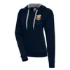 ANTIGUA ANTIGUA  NAVY MISSISSIPPI BRAVES VICTORY PULLOVER HOODIE