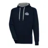 ANTIGUA ANTIGUA  NAVY NEW HAMPSHIRE FISHER CATS VICTORY PULLOVER HOODIE