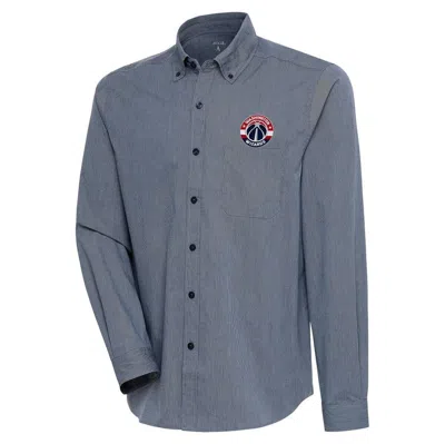 Antigua Navy Washington Wizards Compression Button-down Shirt