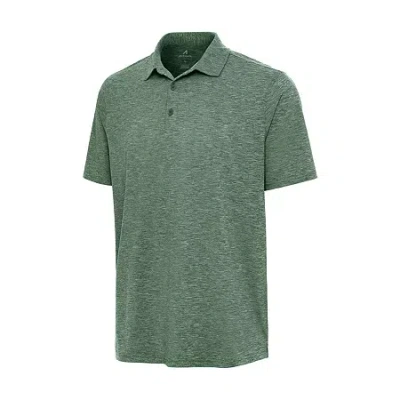 Antigua Par 3 Mens Classic Fit Short Sleeve Polo Shirt In Green