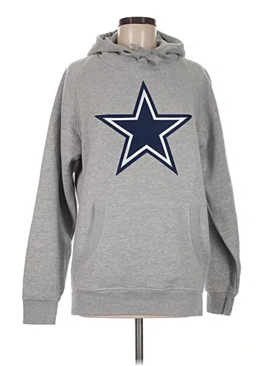 Pre-owned Antigua Pullover Hoodie In Silver