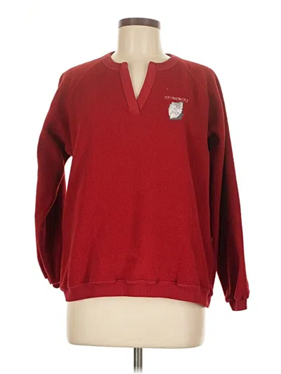 Pre-owned Antigua Pullover Sweater In Red