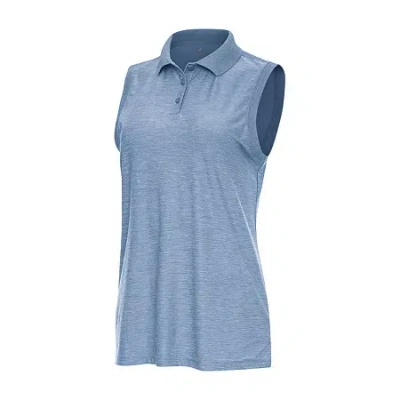 Antigua Recap Womens Golf Sleeveless Polo Shirt In Multi