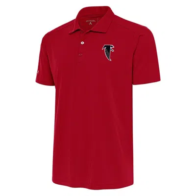 Antigua Red Atlanta Falcons Throwback Logo Tribute Polo