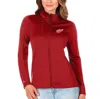ANTIGUA ANTIGUA RED DETROIT RED WINGS GENERATION FULL-ZIP PULLOVER JACKET