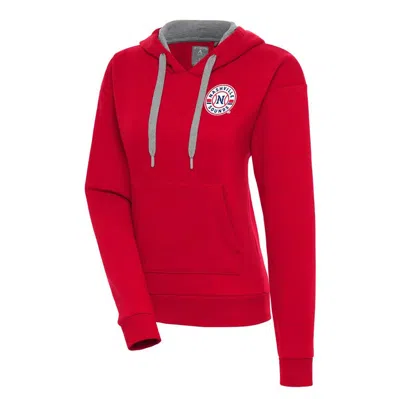 Antigua Red Nashville Sounds Victory Pullover Hoodie