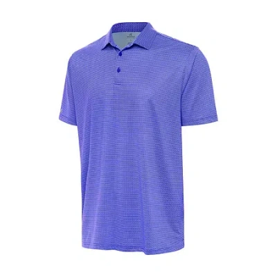Antigua Rings Mens Regular Fit Short Sleeve Polo Shirt In Blue