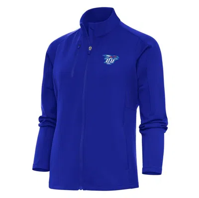 Antigua Royal Lubbock Christian Chaparral  Generation Full-zip Jacket In Blue