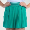 Antigua Spring 2025 Womens Midi Flared Skirt In Green