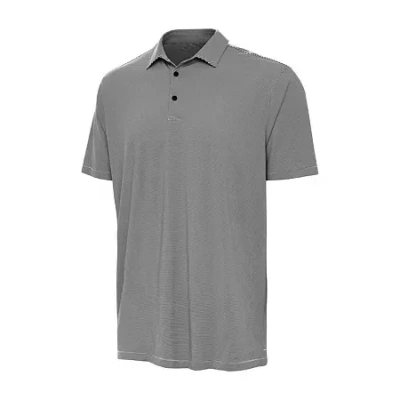 Antigua Twine Mens Regular Fit Short Sleeve Polo Shirt In Multi