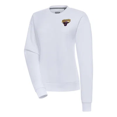 Antigua White Minnesota State University, Mankato Victory Pullover Sweatshirt