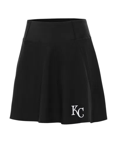 Antigua Women's Black Kansas City Royals Chip Skort