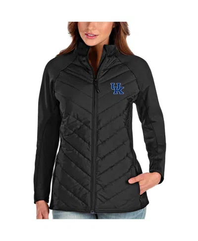 Antigua Women's Black Kentucky Wildcats Altitude Full-zip Puffer Jacket